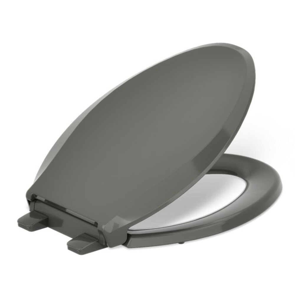 K-75796-RL-58 Cachet® Nightlight ReadyLatch® Quiet-Close™ Elongated Toilet seat, Thunder Grey