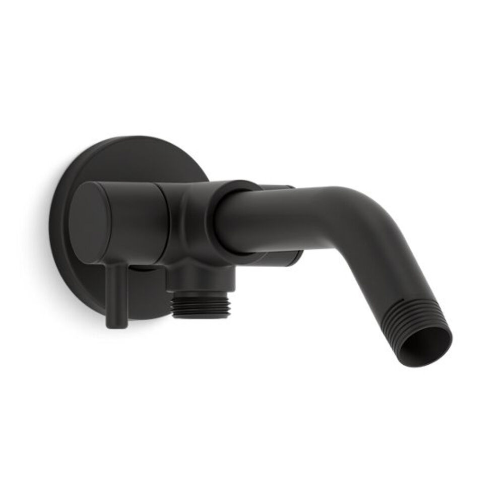 K-76330-BL Shower arm w/ 3-way Diverter, Matte Black