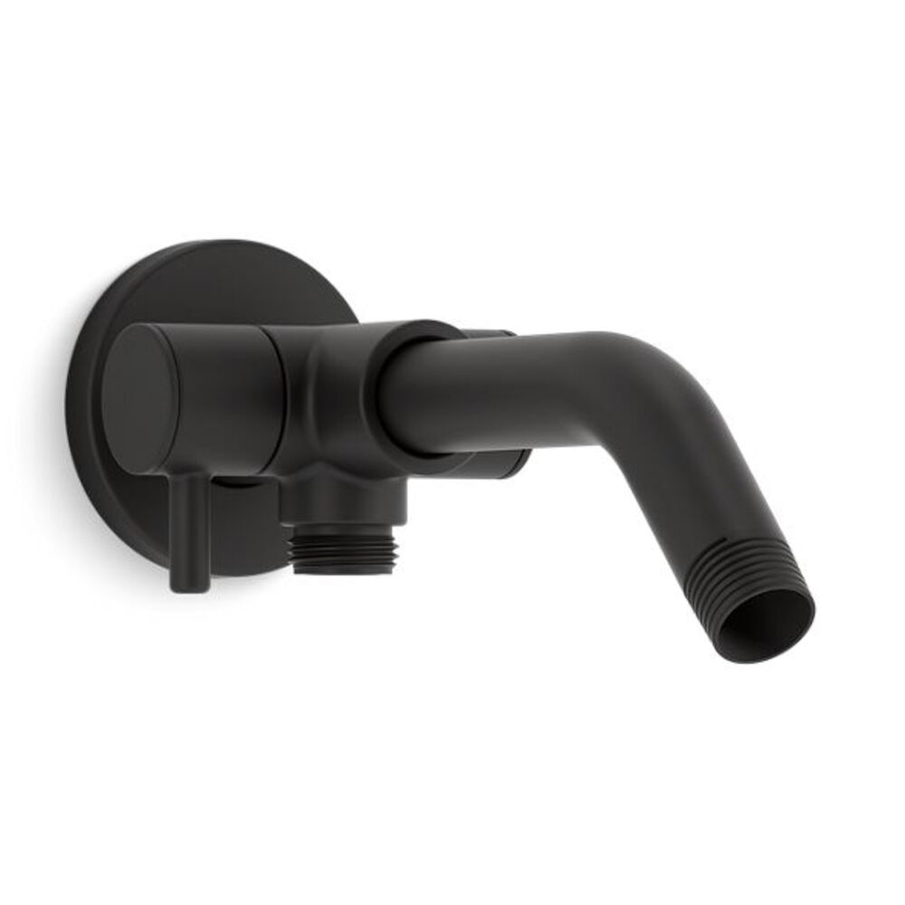 K-76331-BL Shower arm w/ 2-way Diverter, Matte Black