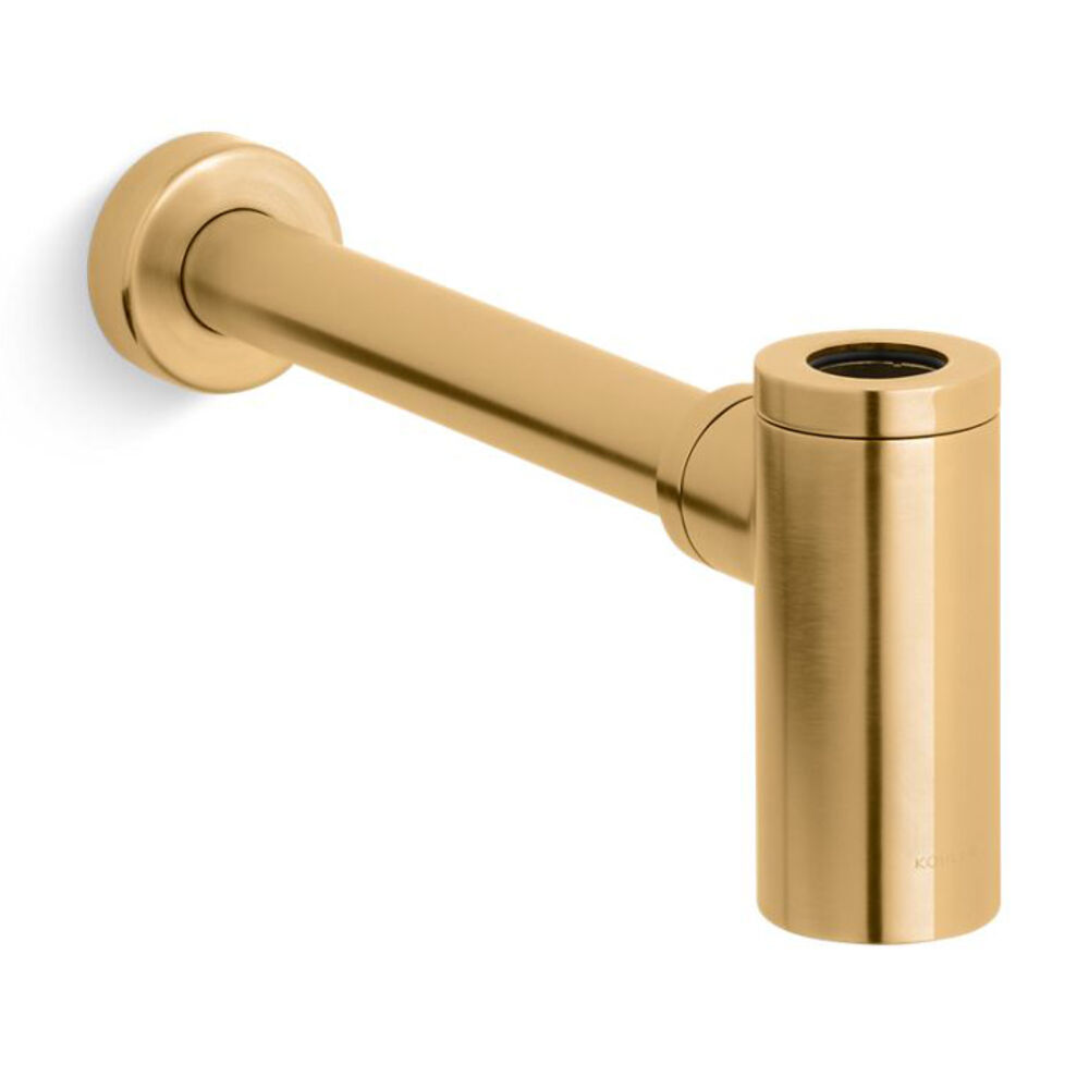 K-9033-2MB Bottle trap, 1-1/4" x 1-1/4", Vibrant Brushed Moderne Brass