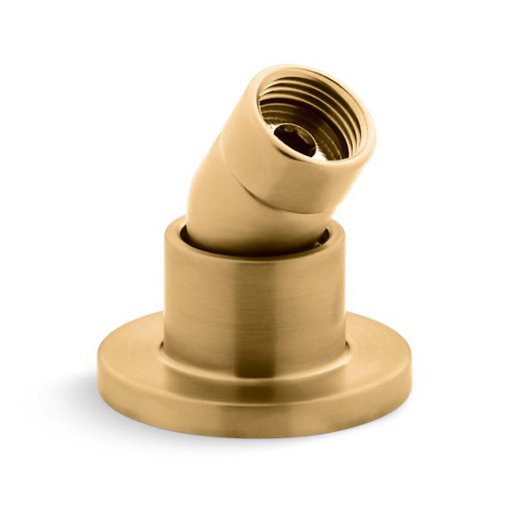 K-977-2MB Stillness® Deck-Mount Handshower Holder w/ hoses, Vibrant Brushed Moderne Brass