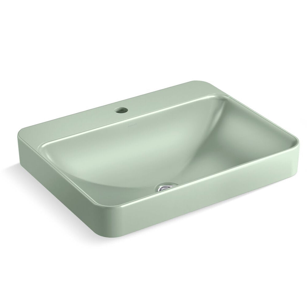 K-2660-1-42 Vox® 23" Rectangular Vessel Bathroom Sink, Aspen Green