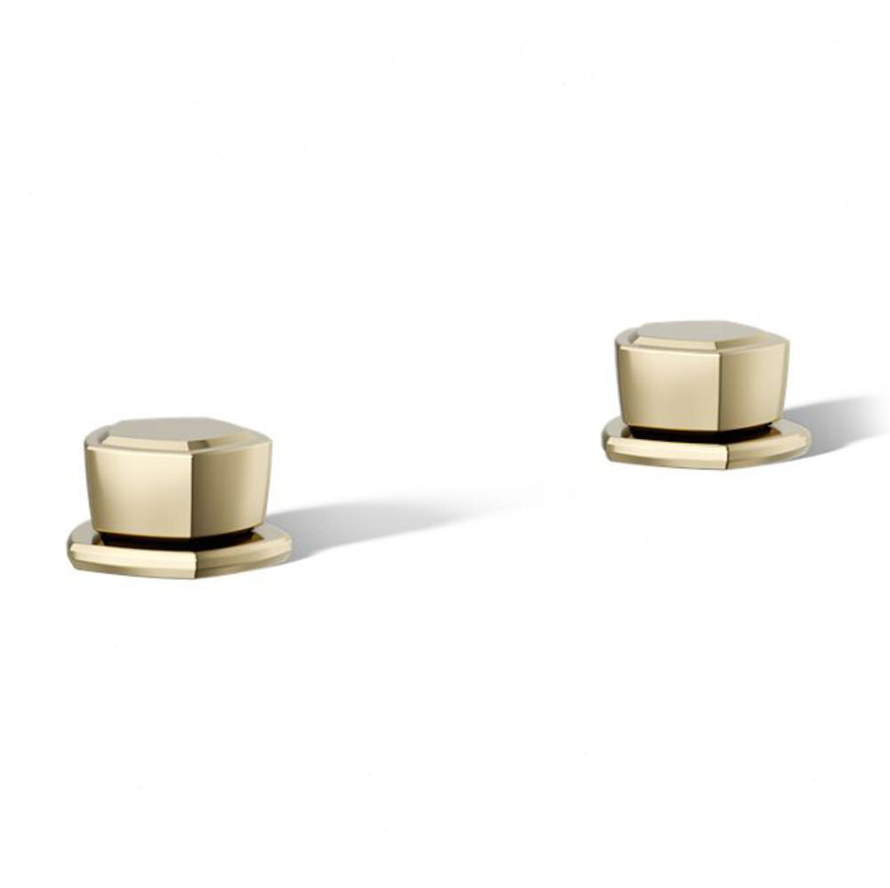 K-27010-9-AF Occasion® Knob Bathroom Faucet Handles, Vibrant French Gold