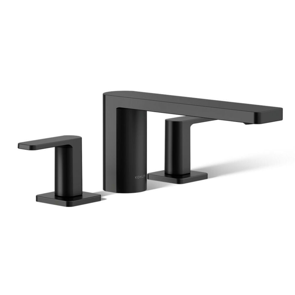 K-27121-4-BL Parallel® Deck-Mount Bath Faucet, Matte Black