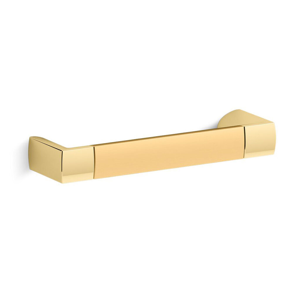 K-33558-2MB Seer® 4" Cabinet pull, Vibrant Brushed Moderne Brass