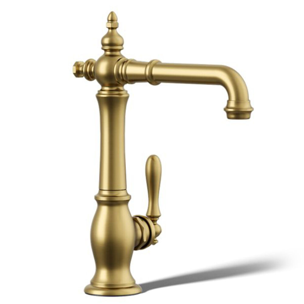 K-99267-2MB Artifacts® Single-Handle Bar Faucet, Vibrant Brushed Moderne Brass