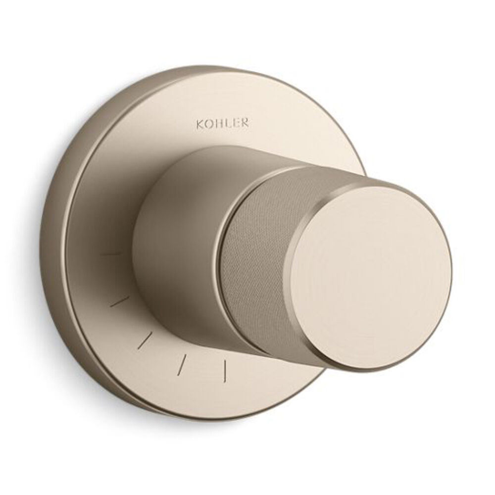 K-T78025-8-BV Components® MasterShower® Volume control Valve Trim w/ Oyl Handle, Vibrant Brushed Bronze