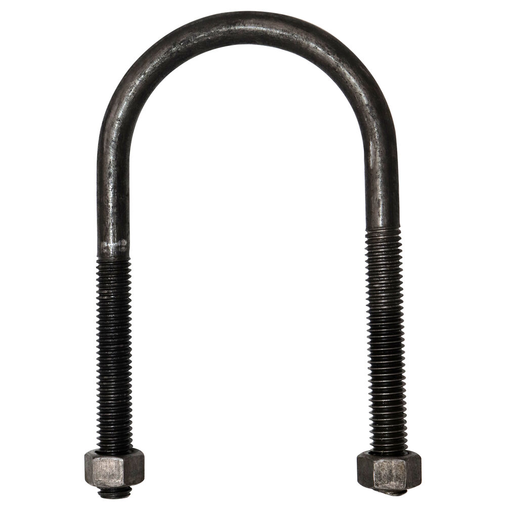 Anvil® 0500017066 FIG 137 Standard U-Bolt, 2" Pipe, 3/8" Dia - Thread, Black, Carbon Steel