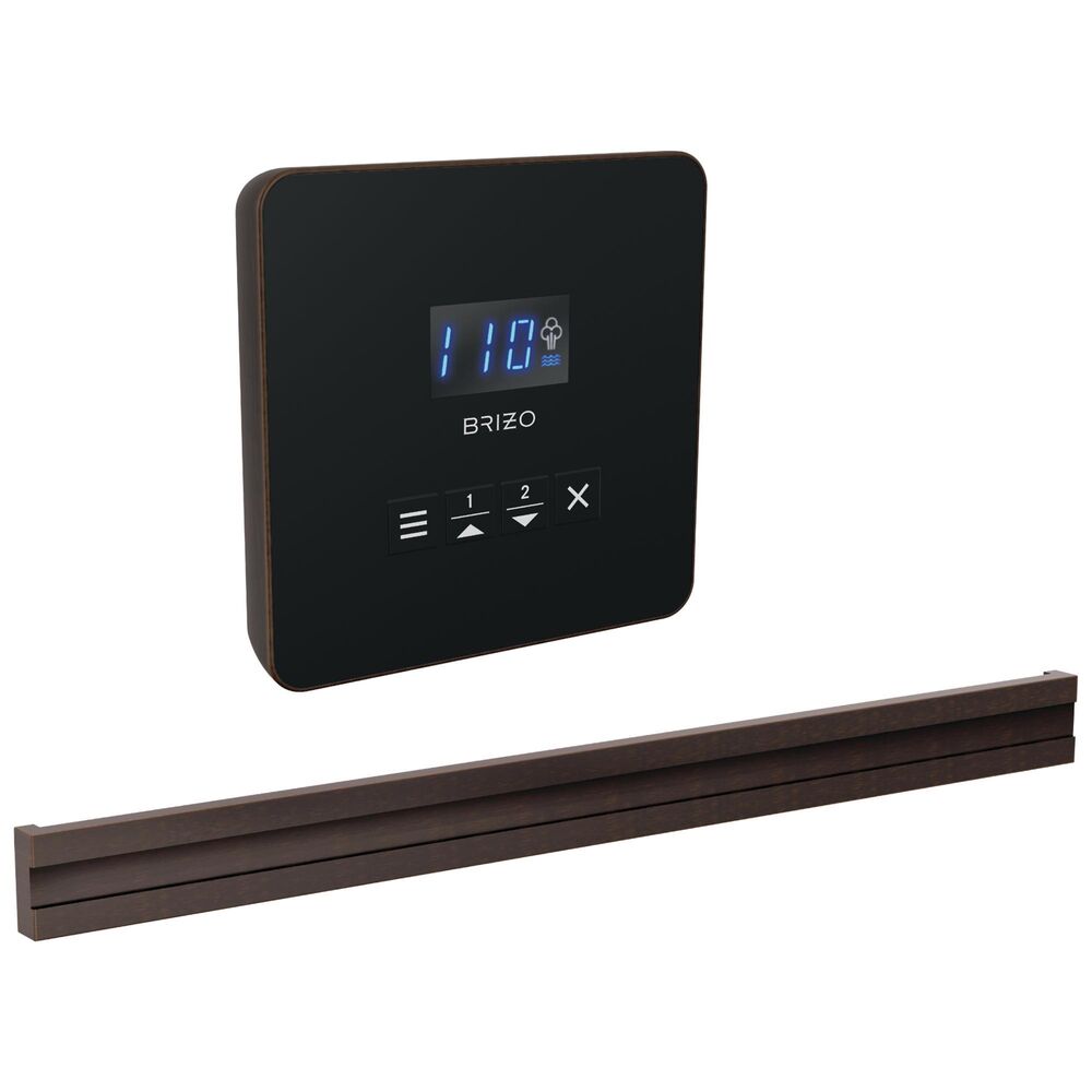 Brizo® 8CB-250L-RB Bilateral Steam Shower Control, Digital Display, Venetian Bronze