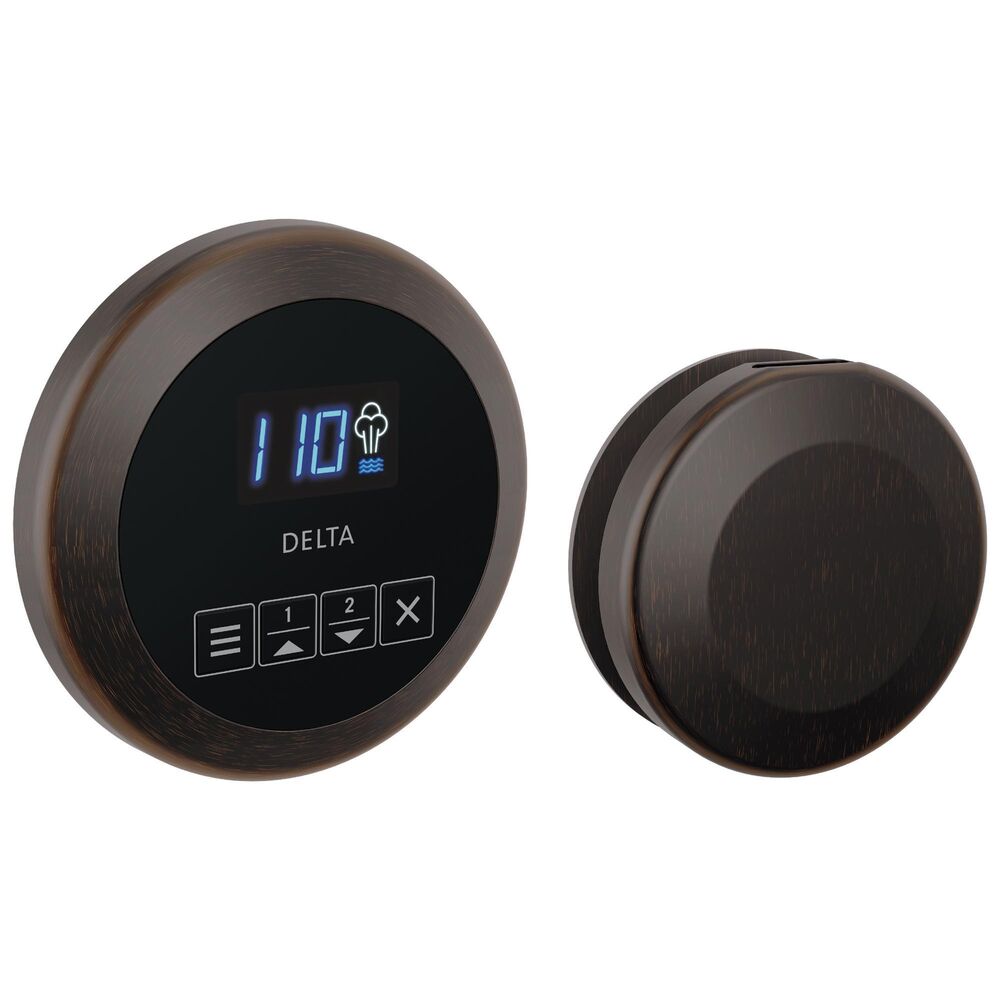 DELTA® 5CH-250R-RB Round Steam Shower Control, Digital Display, Venetian Bronze
