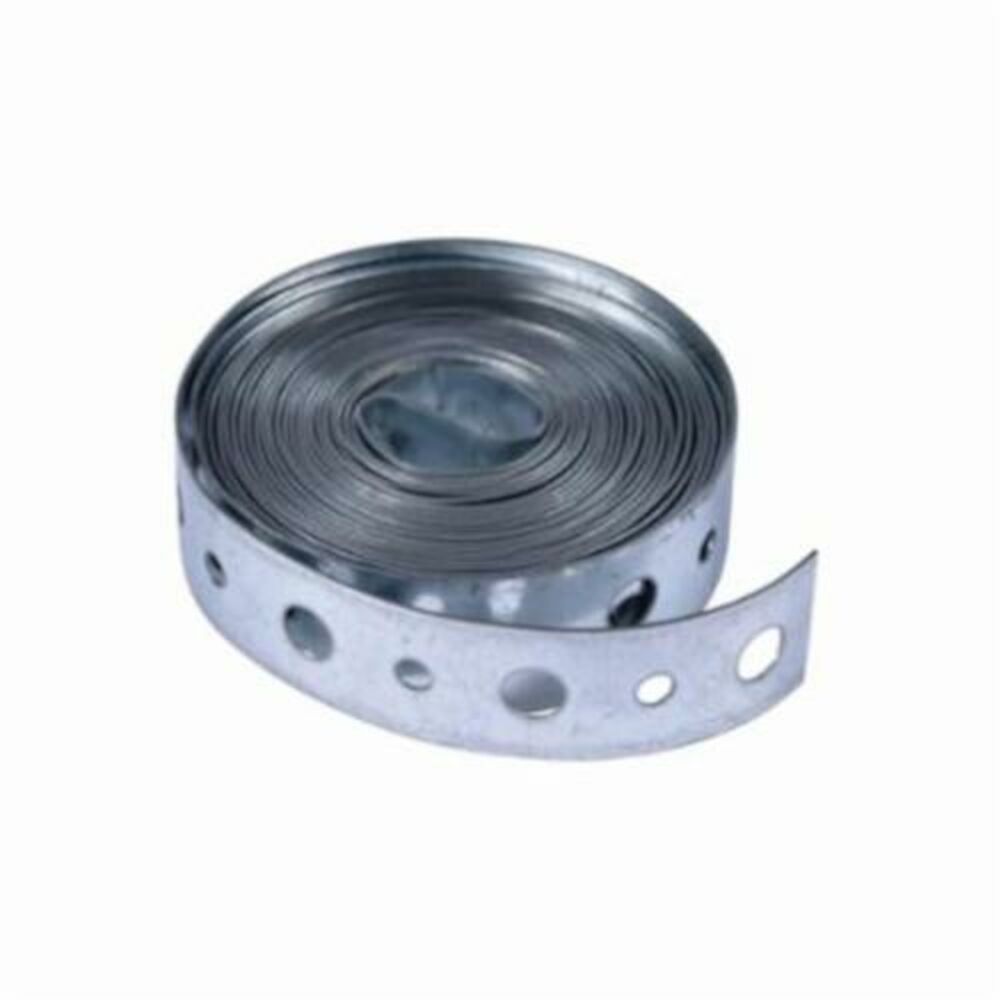 Oatey® 33730 Hanger Strap, 3/4" Dia Hole, 10' L, Galvanized