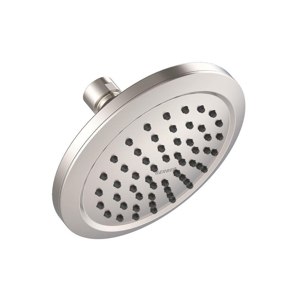 Gerber® D460279BN Northerly Shower Head, 1.75 gpm Flow Rate, 1 Sprays, 5-7/8" Dia x 3-3/8" D Head, Import