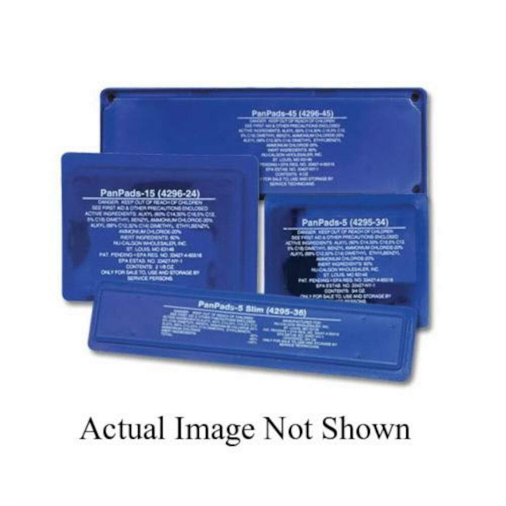 Nu-Calgon PanPads® 4295-36 Condensate Pan Treatment Pad, 5 ton Slim Pack, Solid, Soapy