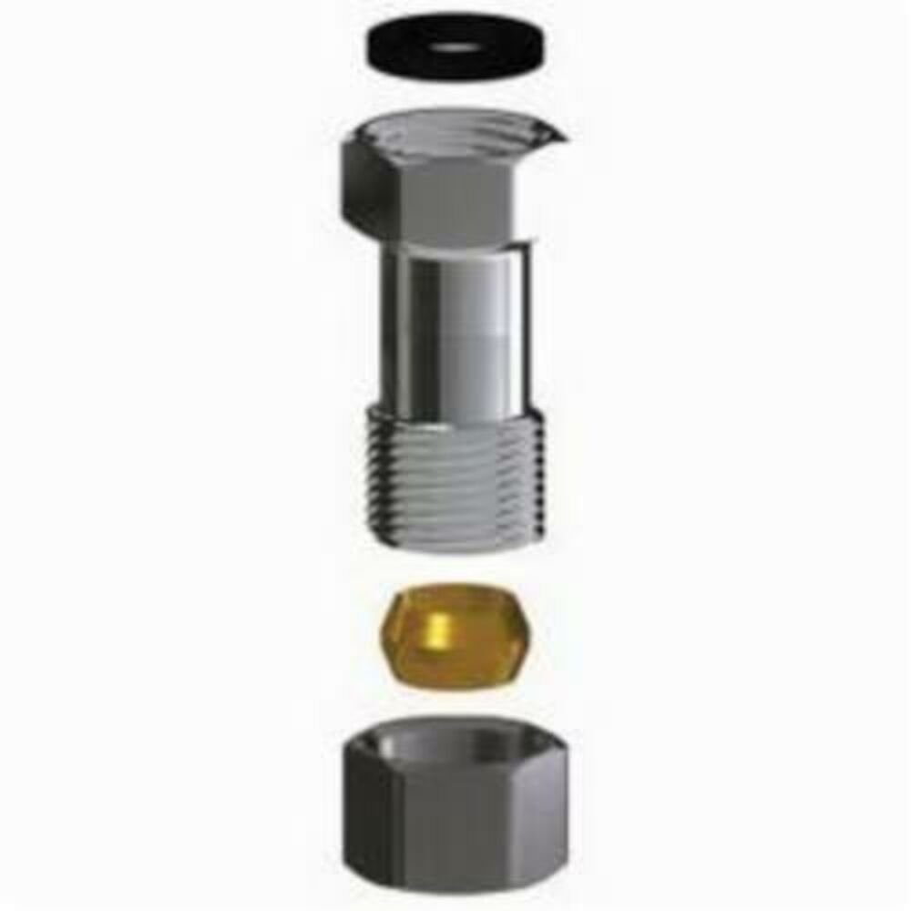 Chicago Faucet® 243.315.AB.1 In-Line Check Valve, 3/8 in, Compression MNPTxCompression FNPT
