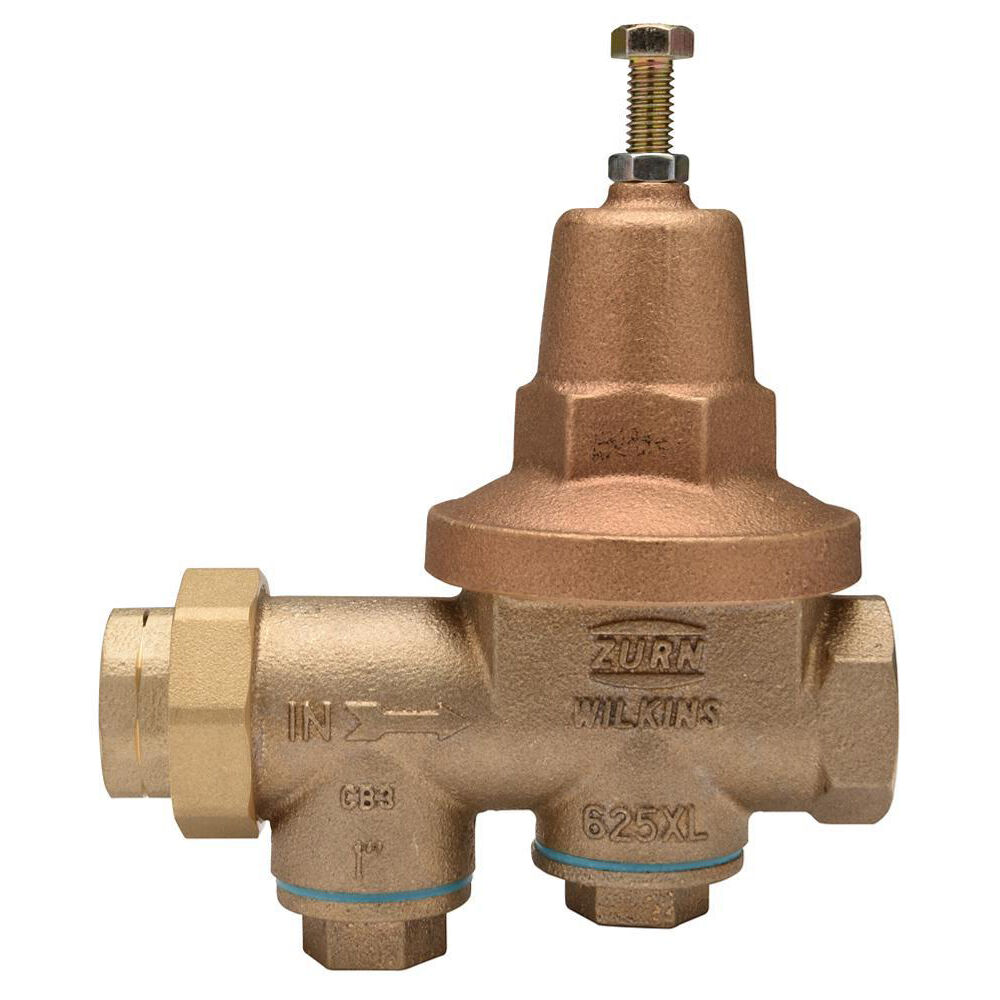 1-625XL Zurn® Wilkins 1" Competitor Replacement Pressure Reducing Valve, Single Union x FNPT, 300 psi, Cast Bronze