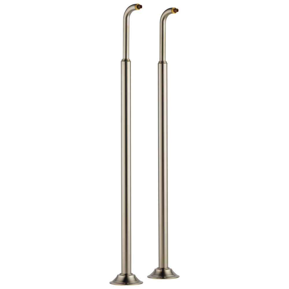 Brizo Brizo Traditional Floor Mount Tub Filler Risers, Brushed Nickel