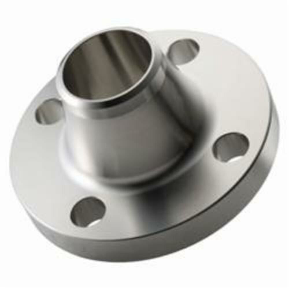 A45110L-64 4" Raised Face Weld Neck Flange, Forged 304/304L Stainless Steel, 150 lb, SCH 10S Bore