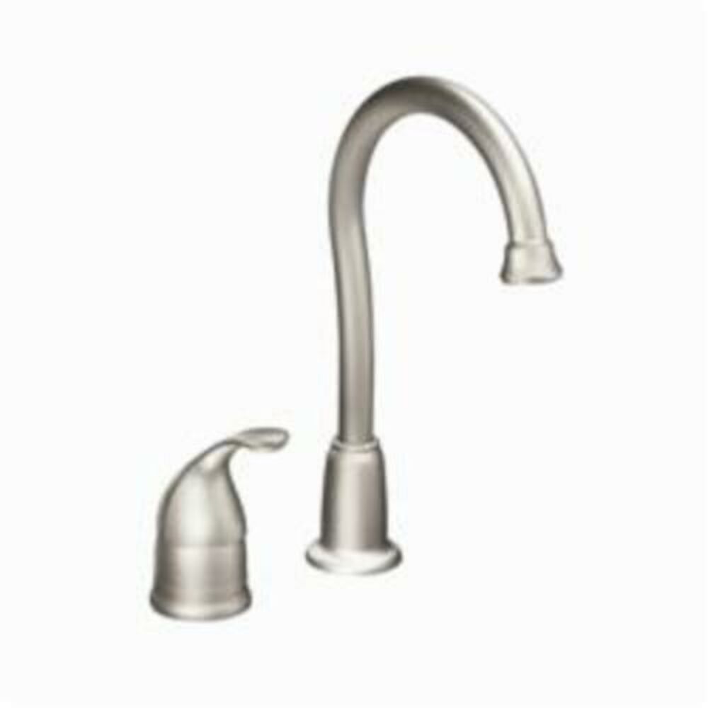 Moen® 4905SRS Camerist® Bar Faucet, 1.5 gpm, 1 Handle, Spot Resist® Stainless Steel