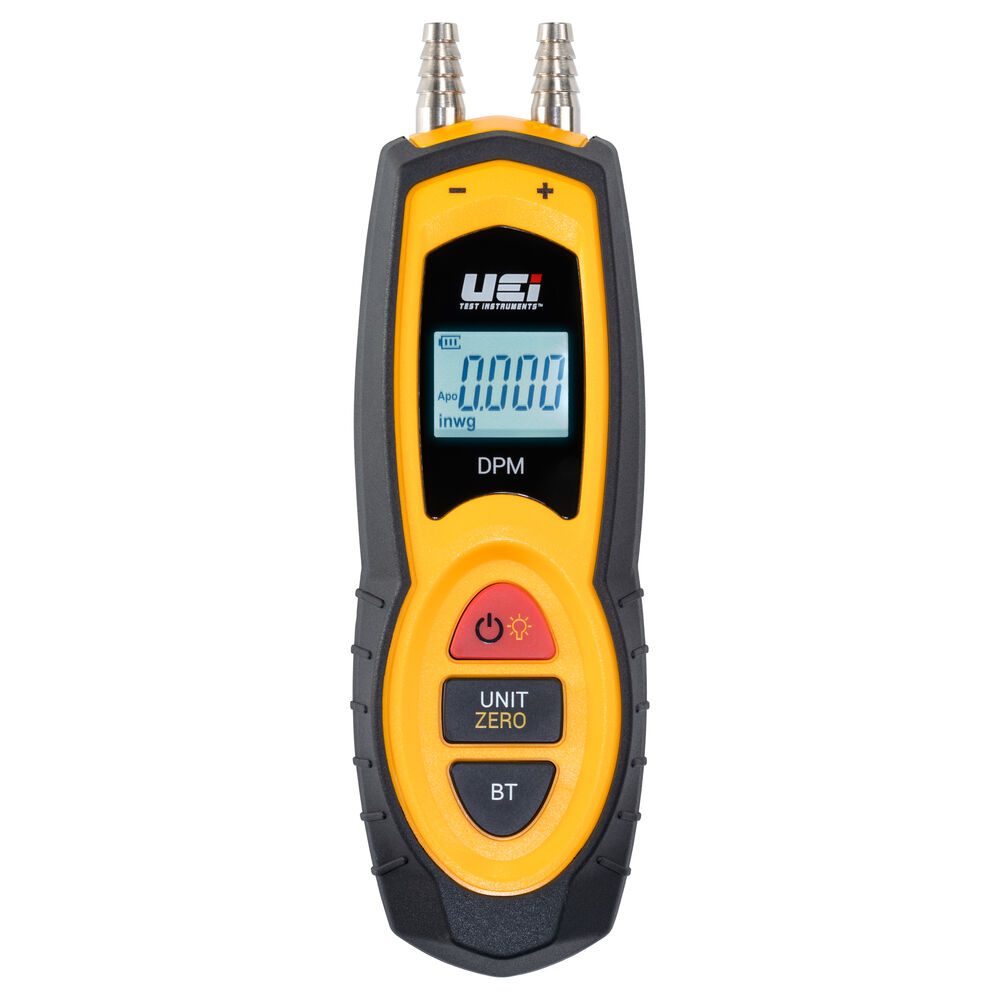 DPM UEi Test Instruments Wireless Differential Pressure Manometer, +80" WG, Import