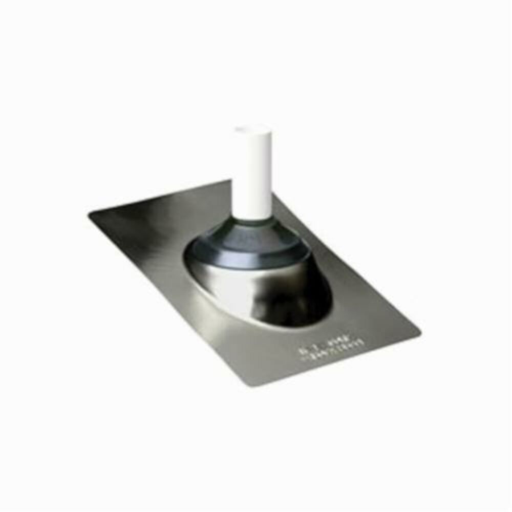Water-Tite 81855 Roof Flashing, Steel, 2" Pipe, 8-3/4" W x 12-1/2" L Base, Domestic