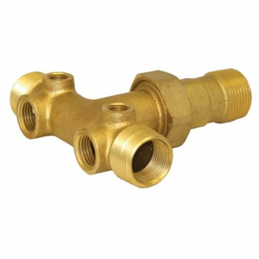 Merrill™ BATNL1002UCS Cast Union Tank Tee With Union, 1x3/4 in, MNPTxFNPT, Brass, Domestic