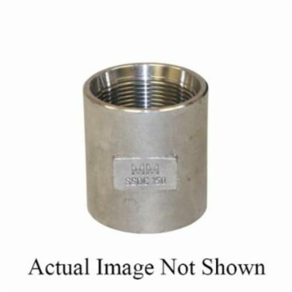 Merrill™ SSDCHD100 Heavy Duty Drop Pipe Coupling, 1", FNPT, Extra Heavy Stainless Steel