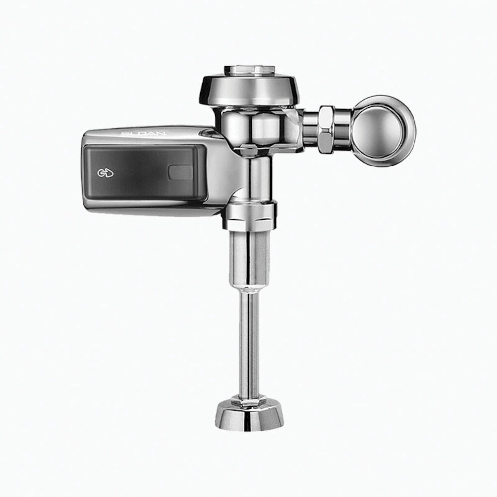 3012660 186 SMOOTH Optima® Single-Flush Sensor Exposed Flushometer, Battery, Polished Chrome