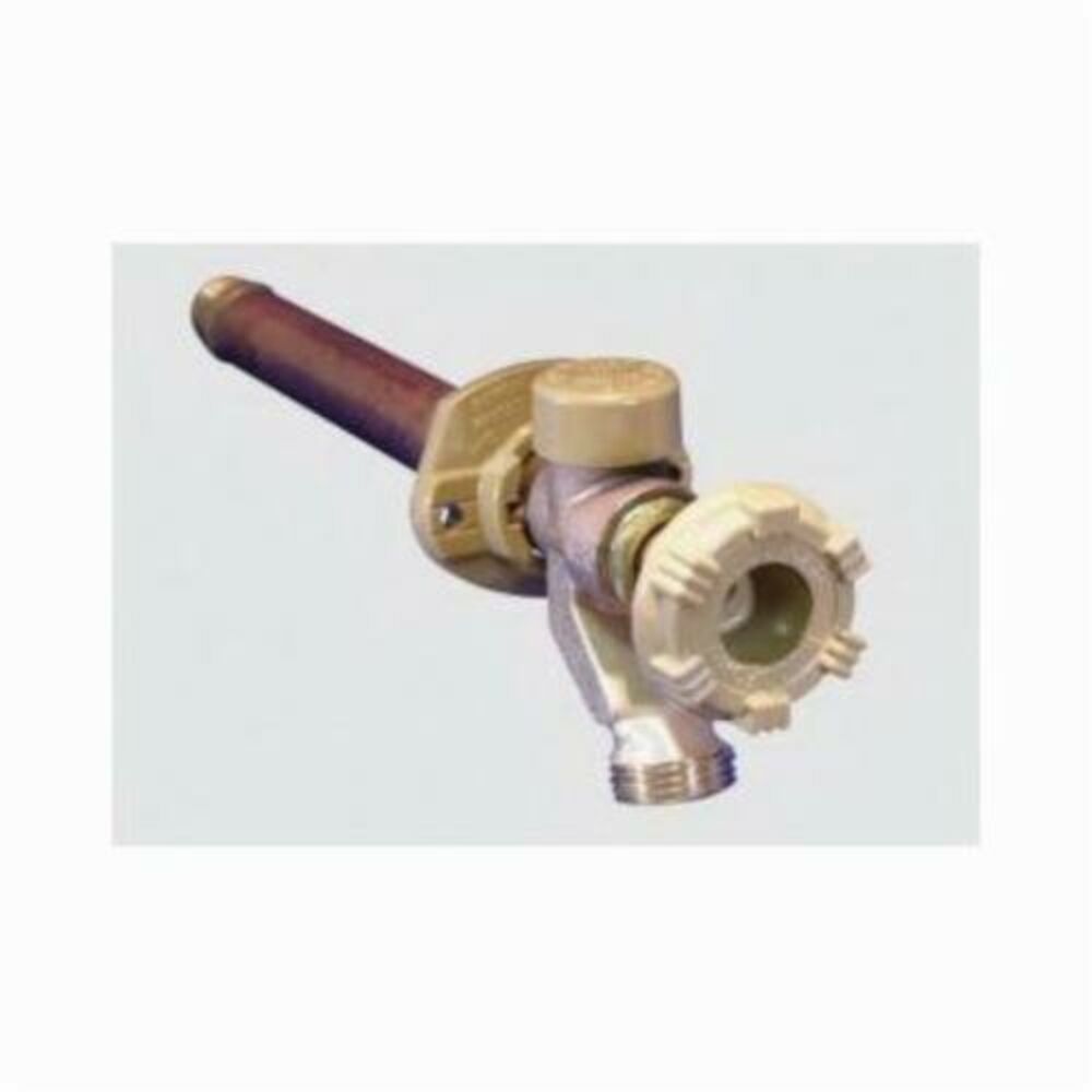 17CP-12-MH 17 Series Anti-Siphon Freezeless Wall Faucet, 1/2 in, MNPT x Female C, 12" THK Wall, 125 psi