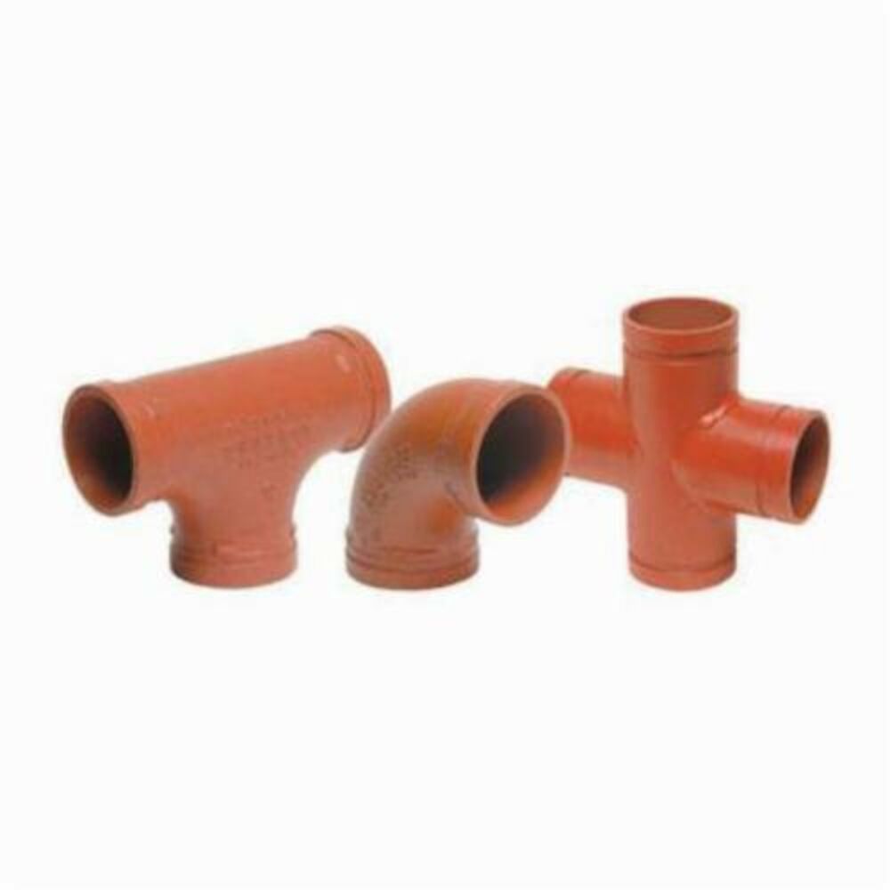 Gruvlok® 0390032571 FIG 7080 Pipe Adapter Nipple, 2 inx4" L Grooved, Carbon Steel, SCH 40/STD, Fabricated, Domestic