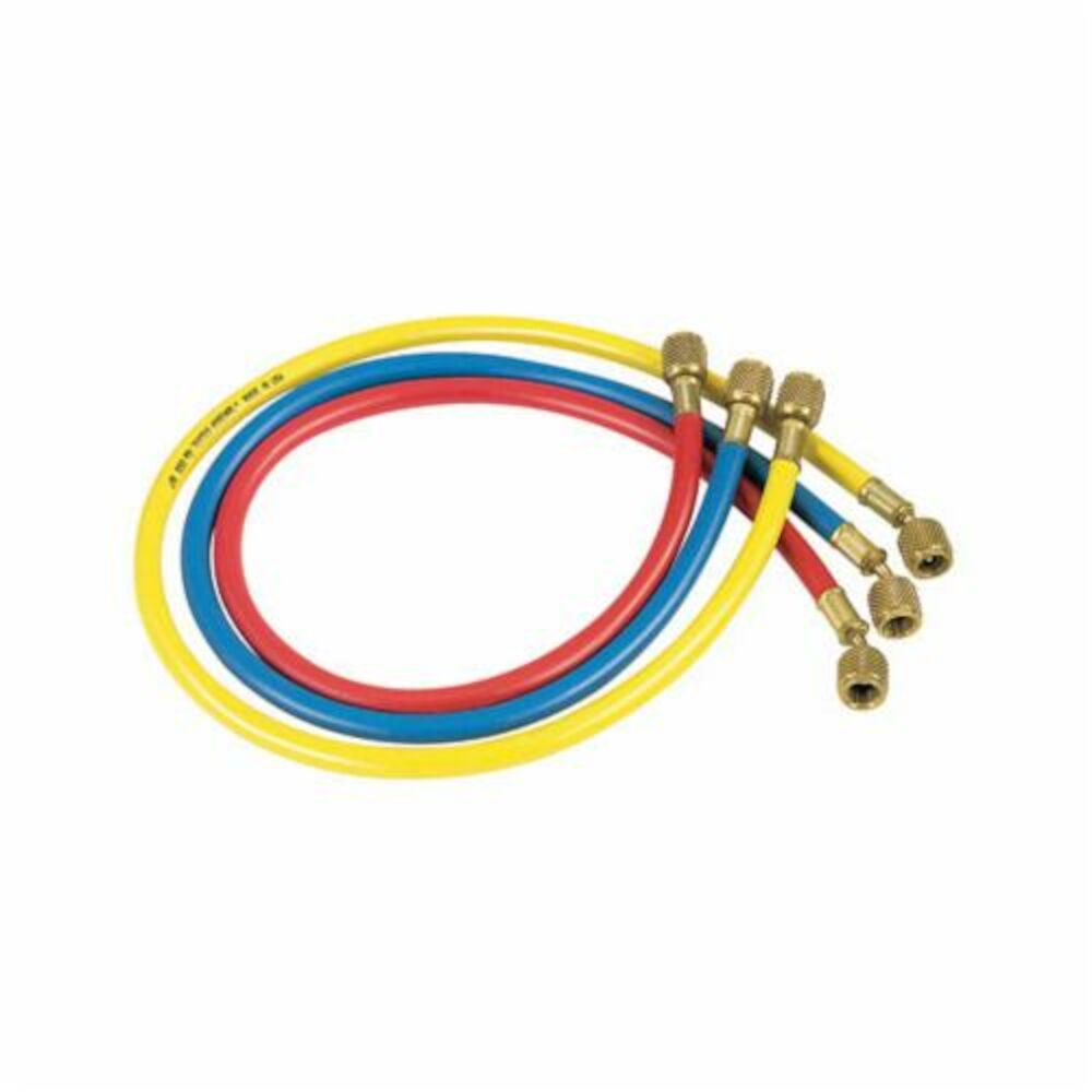 JB Industries Kobra® CCL-36 3-Piece Standard Charging Hose Set, 1/4 in, 36" L, 750 psi, Domestic