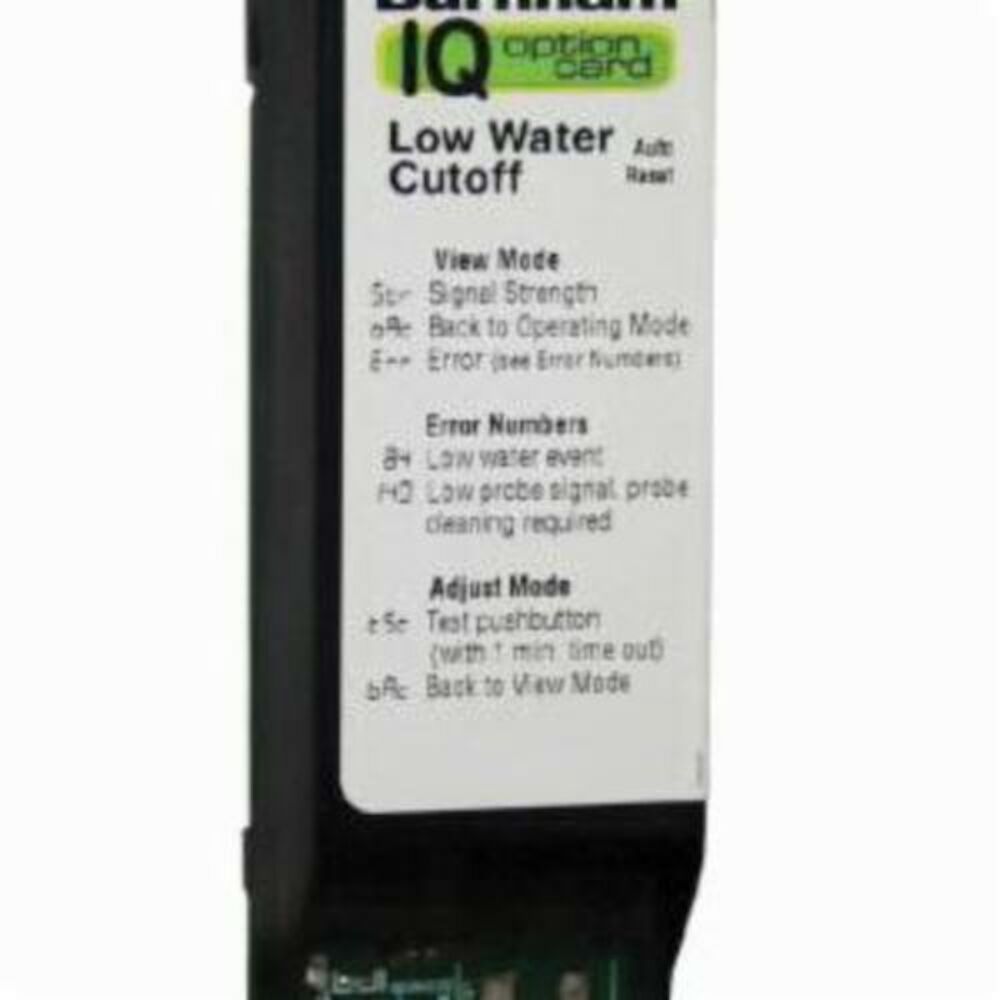 Burnham® 102711-01 Low Water Cut-Off IQ Option Card With Probe, 24 V, 250 psi, Automatic Reset, NPT