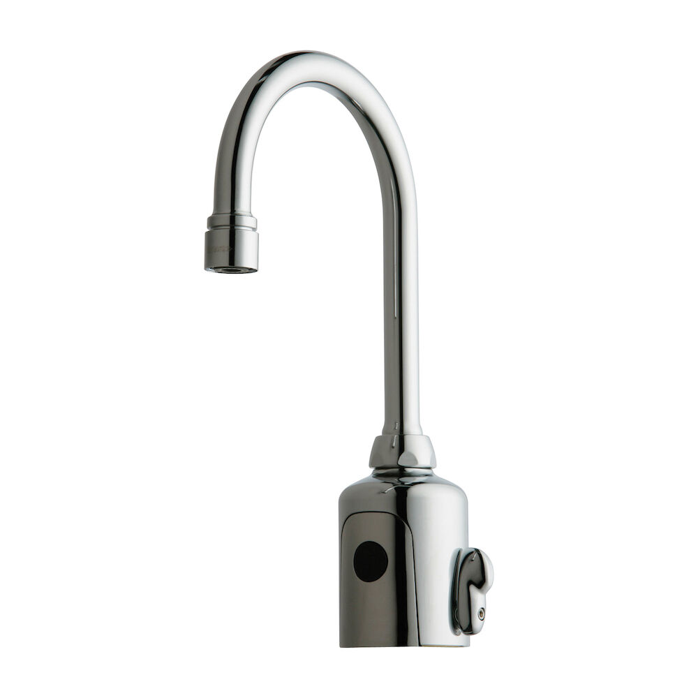 116.123.AB.1 Sink Faucet With Dual Beam Infrared Sensor, Chrome Plated