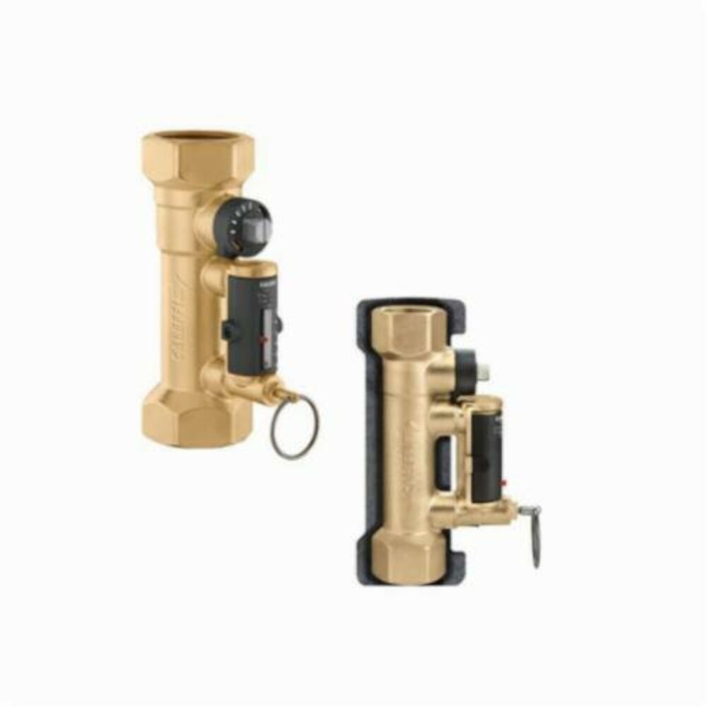 Caleffi QuickSetter™ 132662A Balancing Valve With Flow Meter, 1" Nominal, FNPT, 150 psi, 3 to 10 gpm, Brass Body