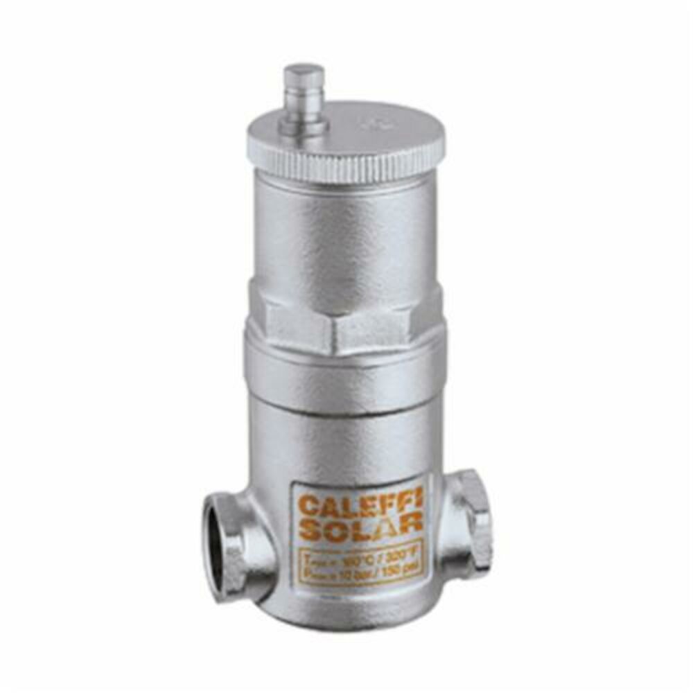 Caleffi DISCAL® 251003A Air Separator, 3/4 in, FNPT, 150 psi, -20 to 320 deg F, Brass