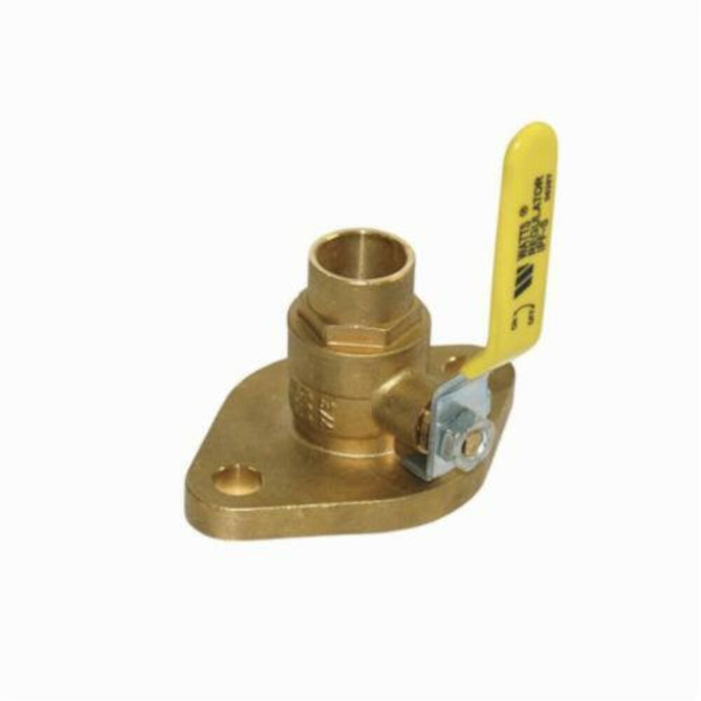 WATTS® 0068095 IPF, IPF-S-M1 Isolation Pump Flange With Lever Handle, 3/4 in, 600 psi, 406 deg F, Brass