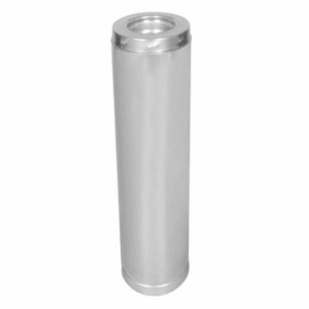 Hart & Cooley® 6TLC48 Slim Advanced Chimney Pipe, 6" IDx8" OD Diax48" L, Steel, Domestic