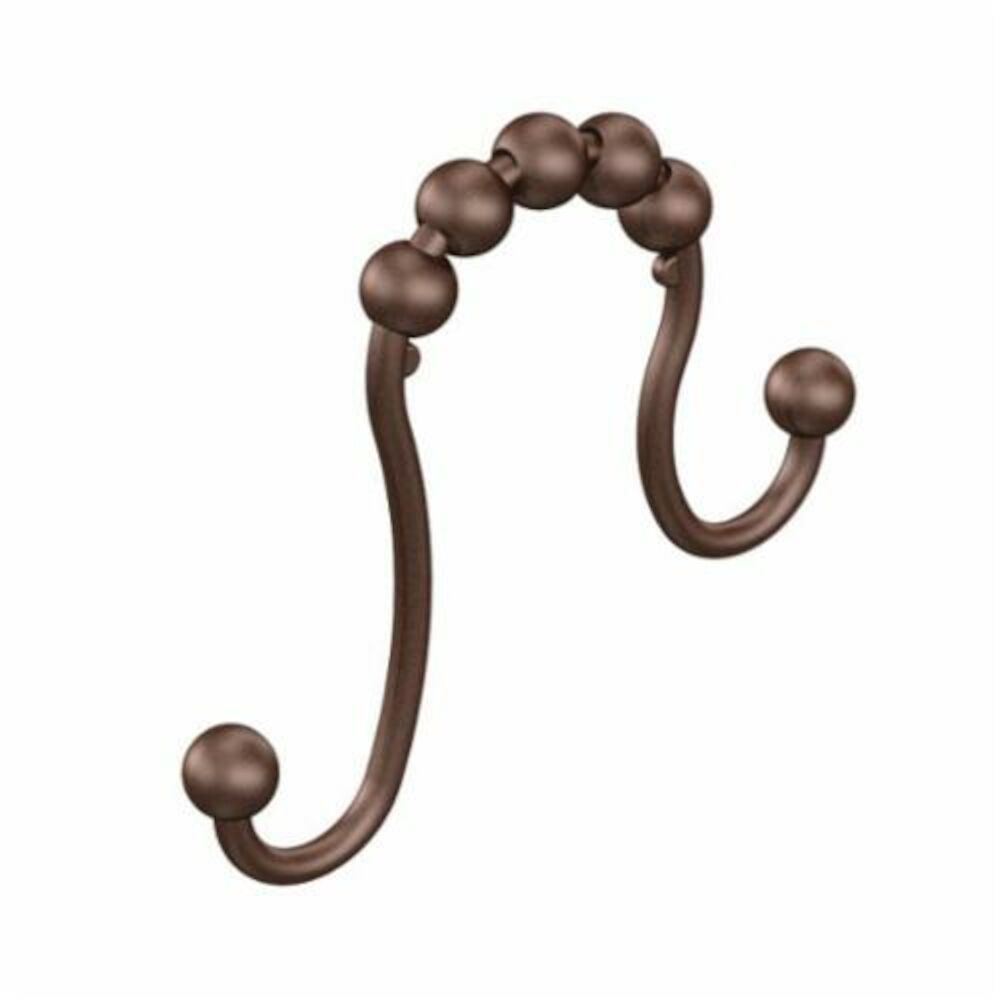 Moen® SR2201OWB Shower Curtain Ring, 2.84" L x 3.1" W, Steel, Old World Bronze, Import