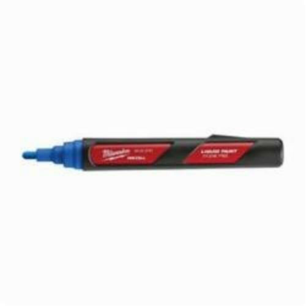 Milwaukee® Tool 48-22-3761 INKZALL™ Liquid Paint Marker, Acrylic Nib/Plastic, Blue/Red