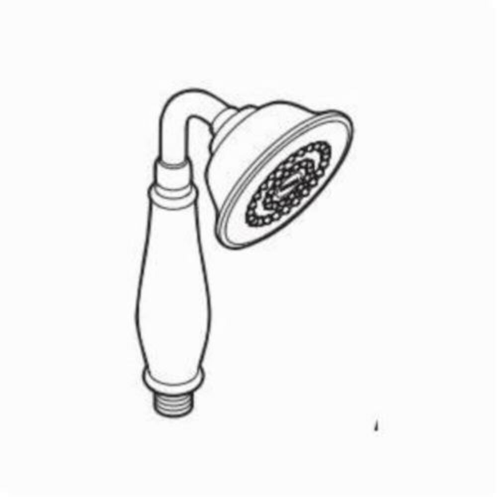 Moen® 154305BN Handheld Shower Head, Weymouth™, 2 gpm, 1 Sprays, 1-1/8" Head, Domestic