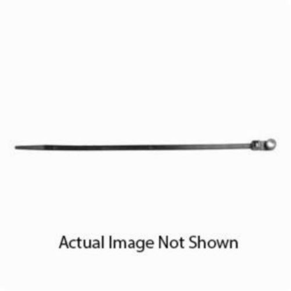 554-608 Mounting Cable Tie, 8 in Lx3/16 in W, 50 lb, Nylon