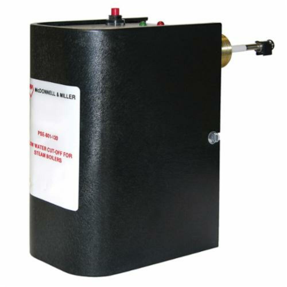 McDonnell & Miller 153827 PSE-800 Electronic Low Water Cut-Off, 120 V, 32 to 120 deg F, 160 psi, Automatic Reset