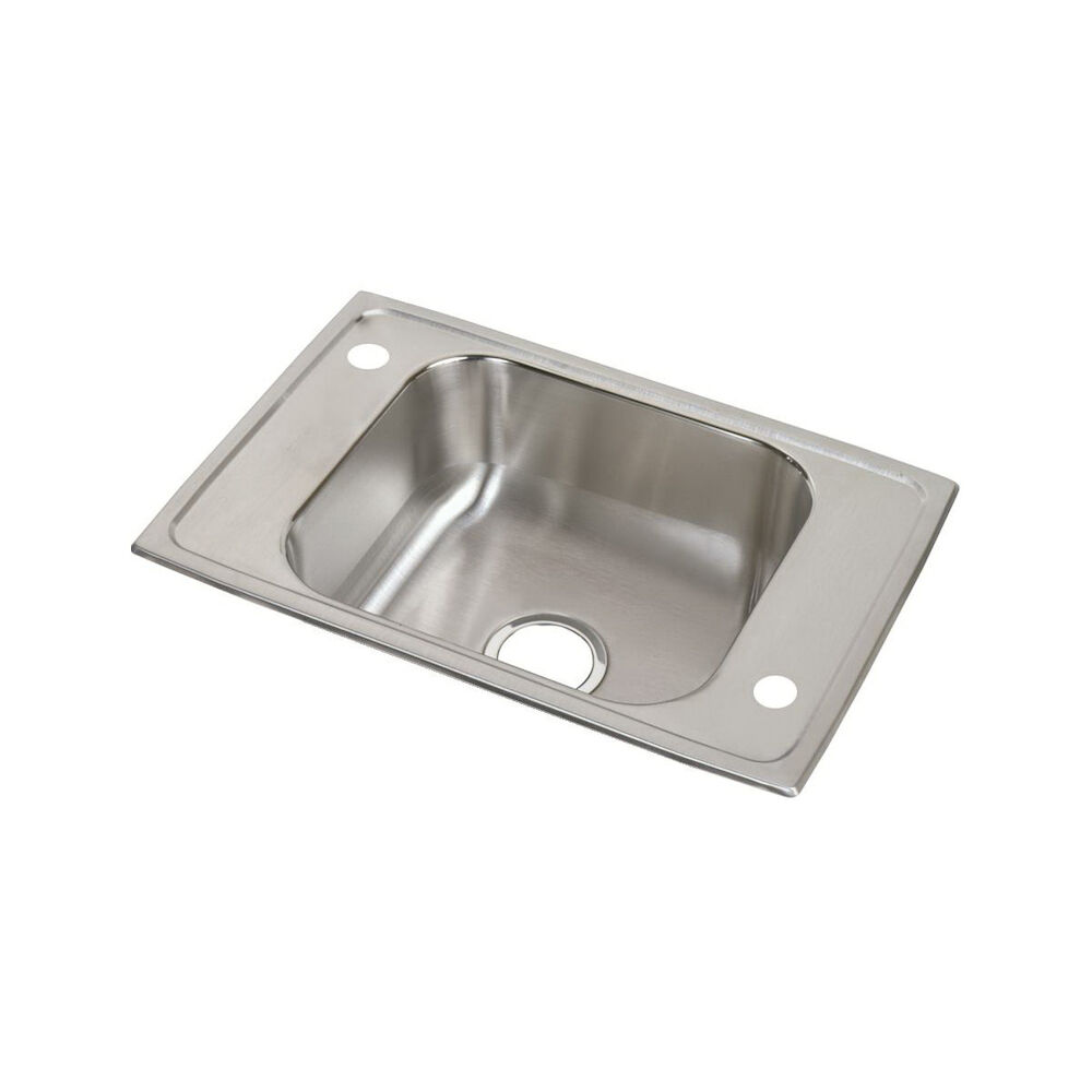 CDKR25172LM Celebrity Classroom Sink, Rectangular, Top Mount, Stainless Steel, Brushed Satin