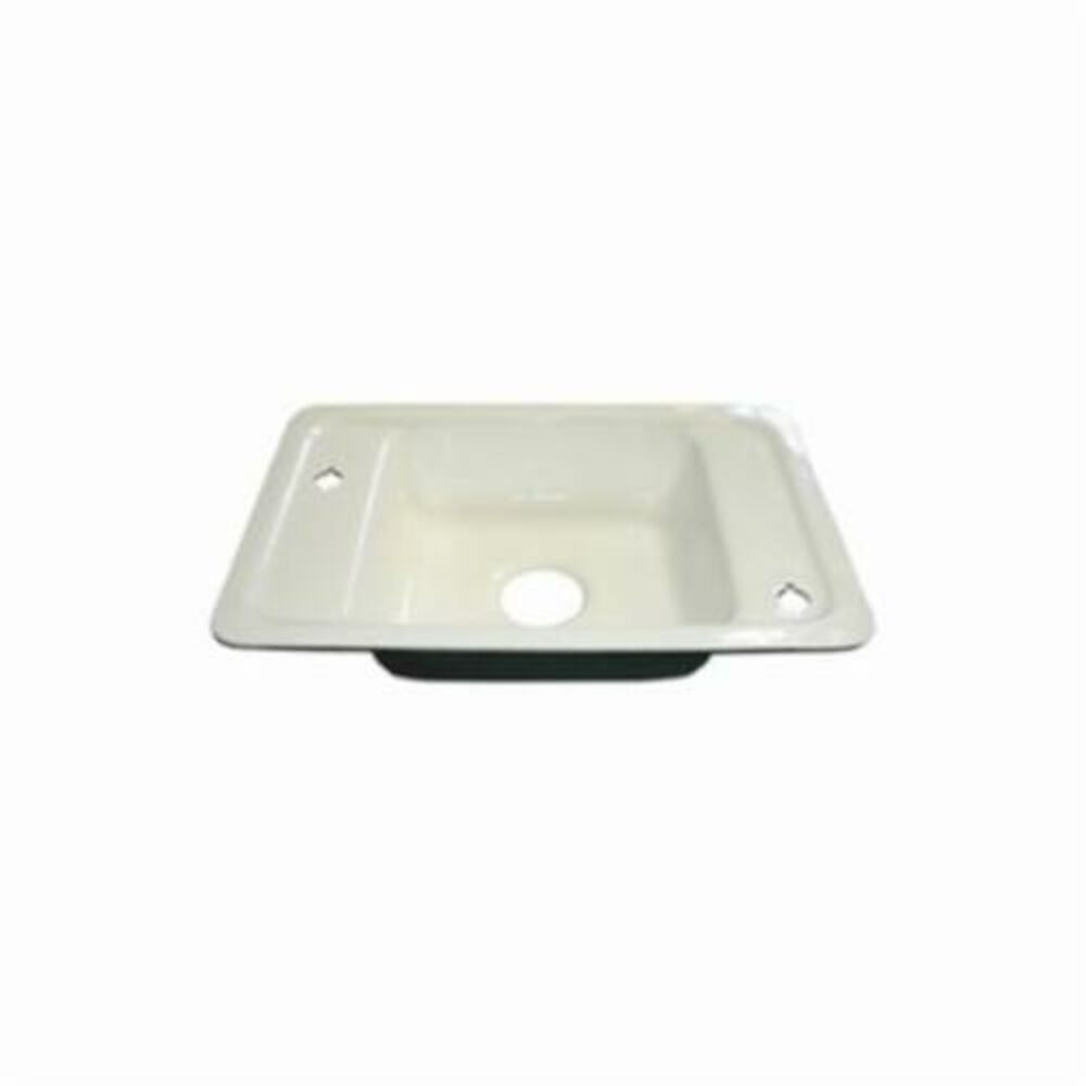 Haws® 4110ADA Barrier Free Deck Sink, Iron, White