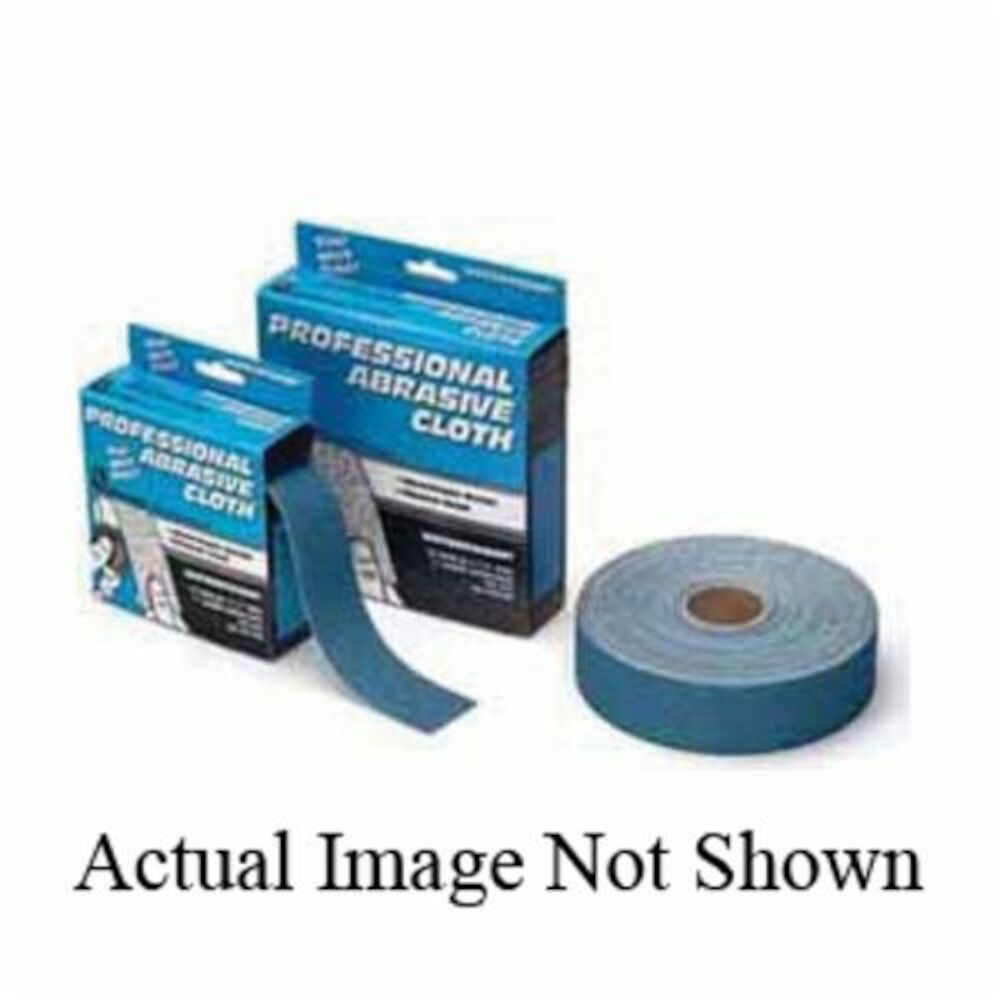 Cleanfit 70164 Professional Abrasive Cloth, 1-1/2" W x 10 yd L, 120 Grit, Aluminum Oxide Abrasive