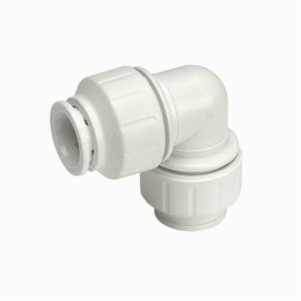 John Guest® Speedfit® Twist & Lock® 90 deg Tube Union Elbow, CTS, Plastic