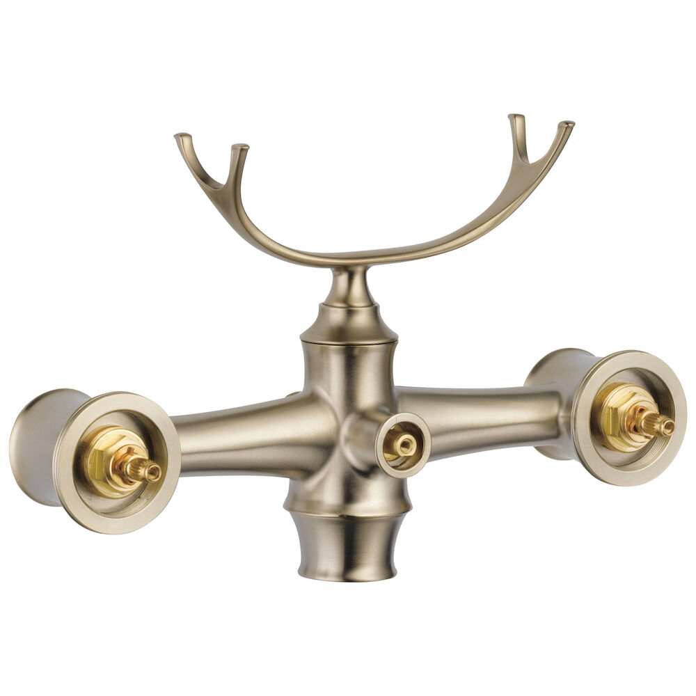 Brizo Brizo Traditional Two-Handle Freestanding Tub Filler Body Assembly Trim - Less Handles, Brushed Nickel