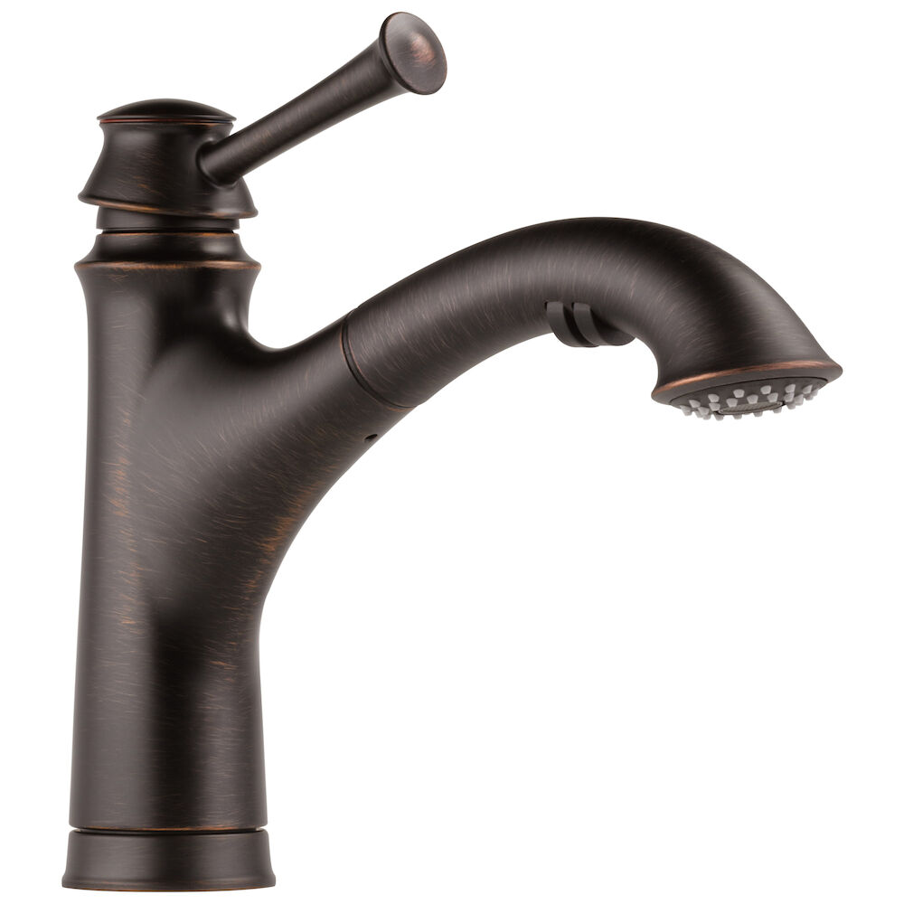 Brizo® 63005LF-RB Baliza® Pull-Out Kitchen Faucet, 1.8 gpm, 1 Faucet Holes, Venetian Bronze, 1 Handle, Domestic
