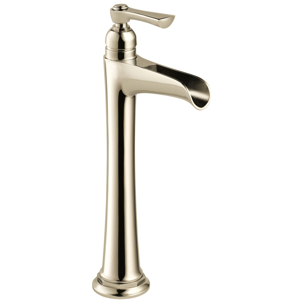 Brizo Rook® Single-Handle Vessel Lavatory Faucet with Channel Spout 1.5 GPM, Polished Nickel