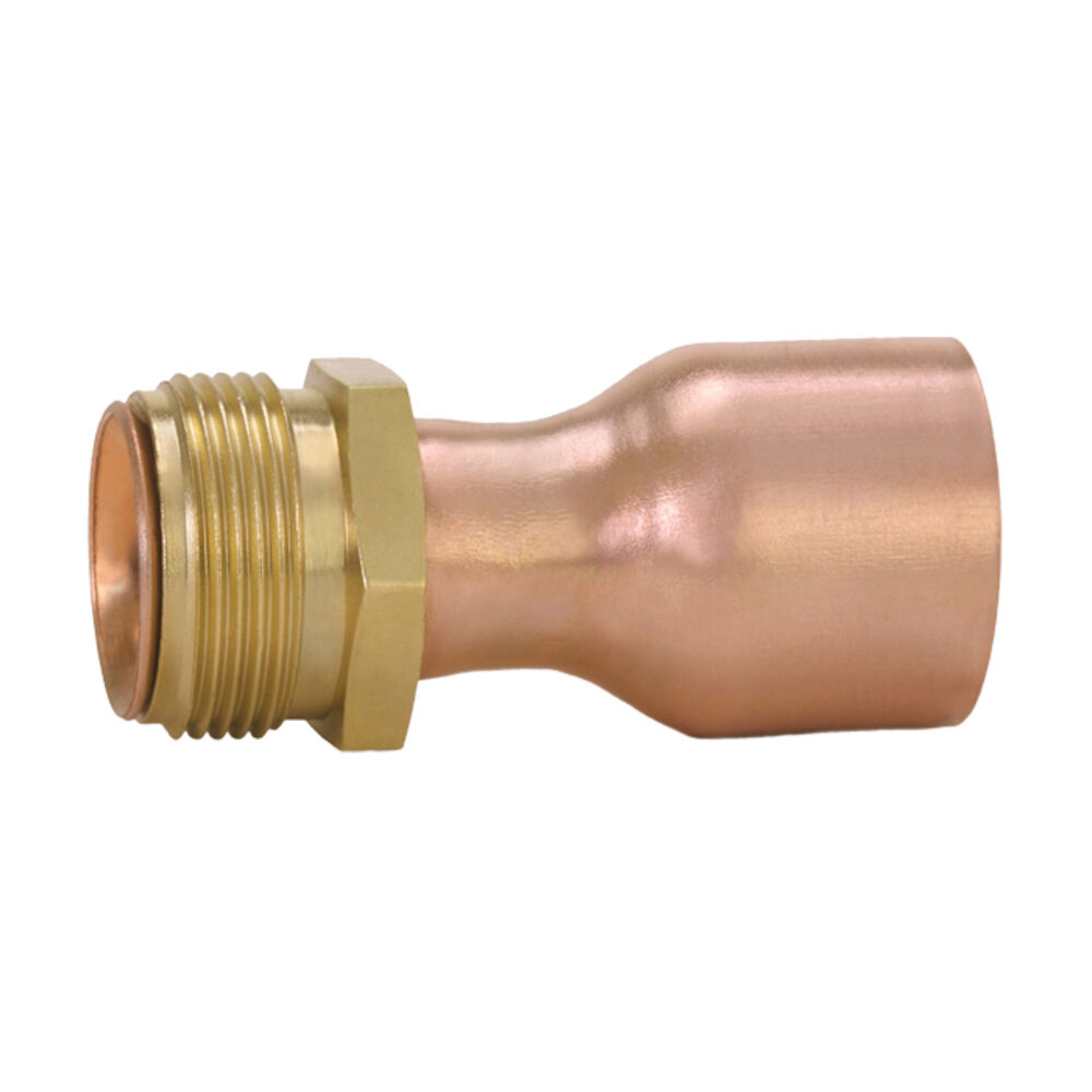 Caleffi NA10007 Inverted Flare Adapter, 1 in, CxC