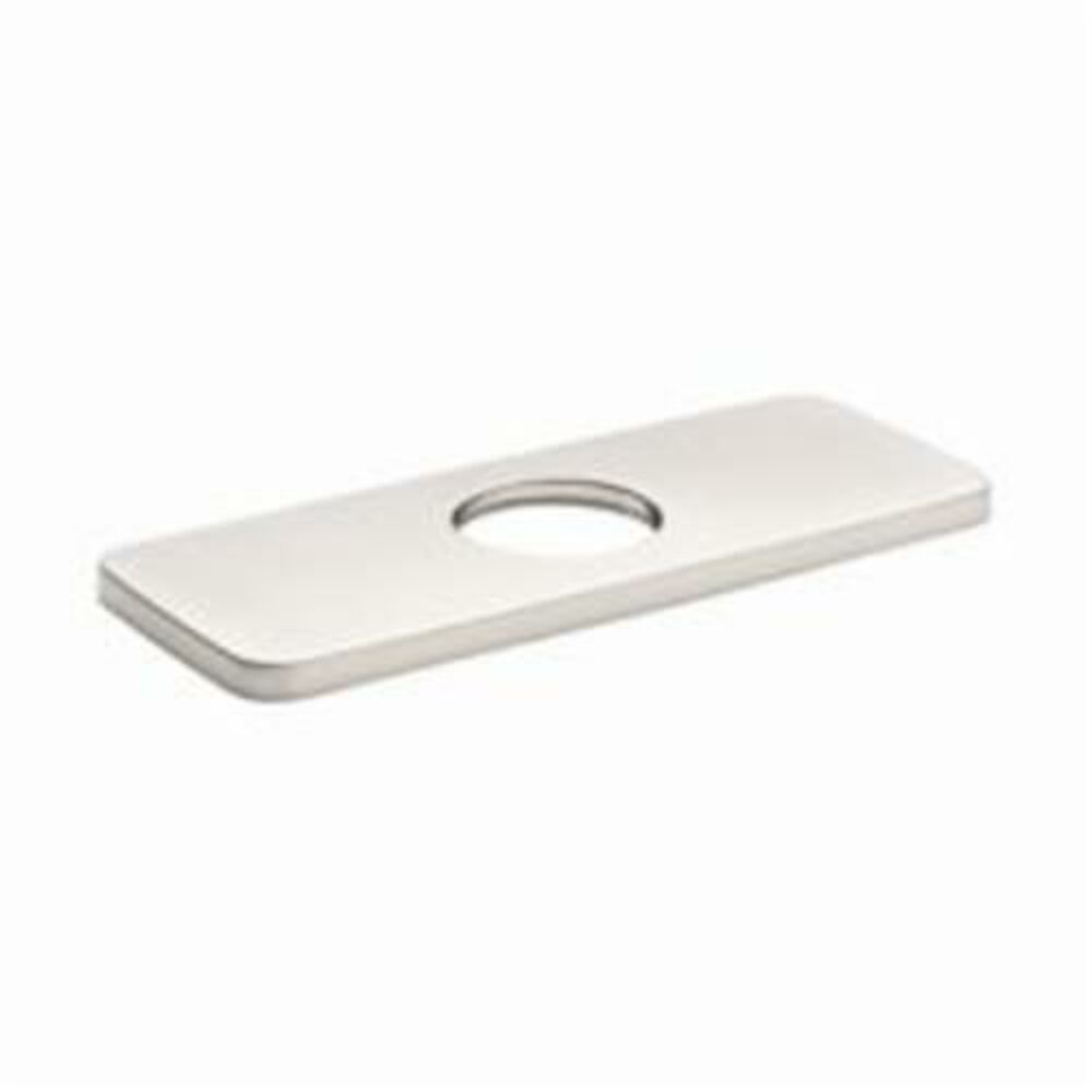 Hansgrohe 04565820 Logis Cube Base Plate, 6" Lx1/4" Hx2-3/8" W, Metal, Brushed Nickel